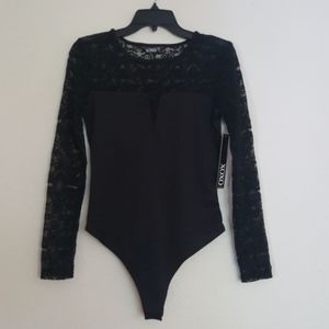 XOXO Black Bodysuit